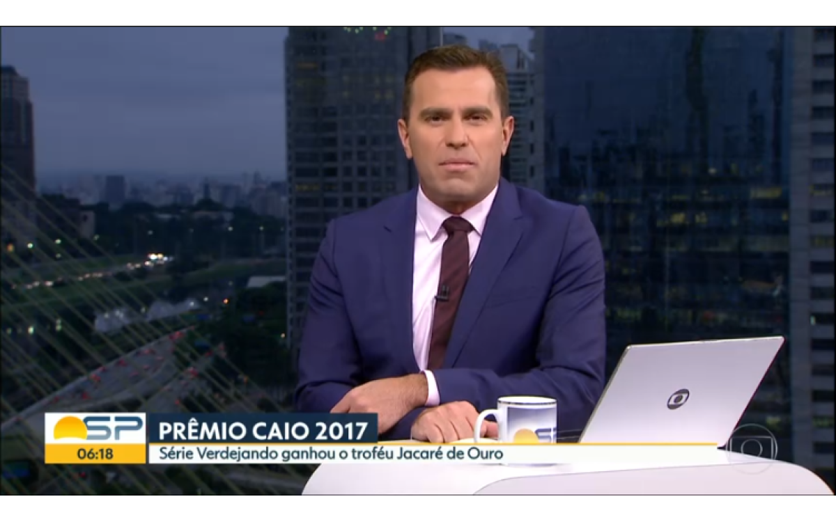 Premiação TV Globo - Série Verdejando ganhou o troféu Jacaré de Ouro 2017 Premiação TV Globo - Série Verdejando ganhou o troféu Jacaré de Ouro 2017